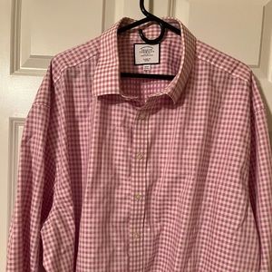Pink gingham Charles Tyrwhitt dress shirt 3xl